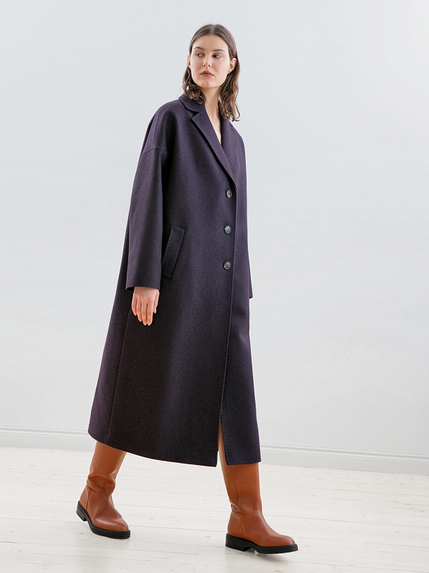 Пальто из премиальной шерсти с мембраной