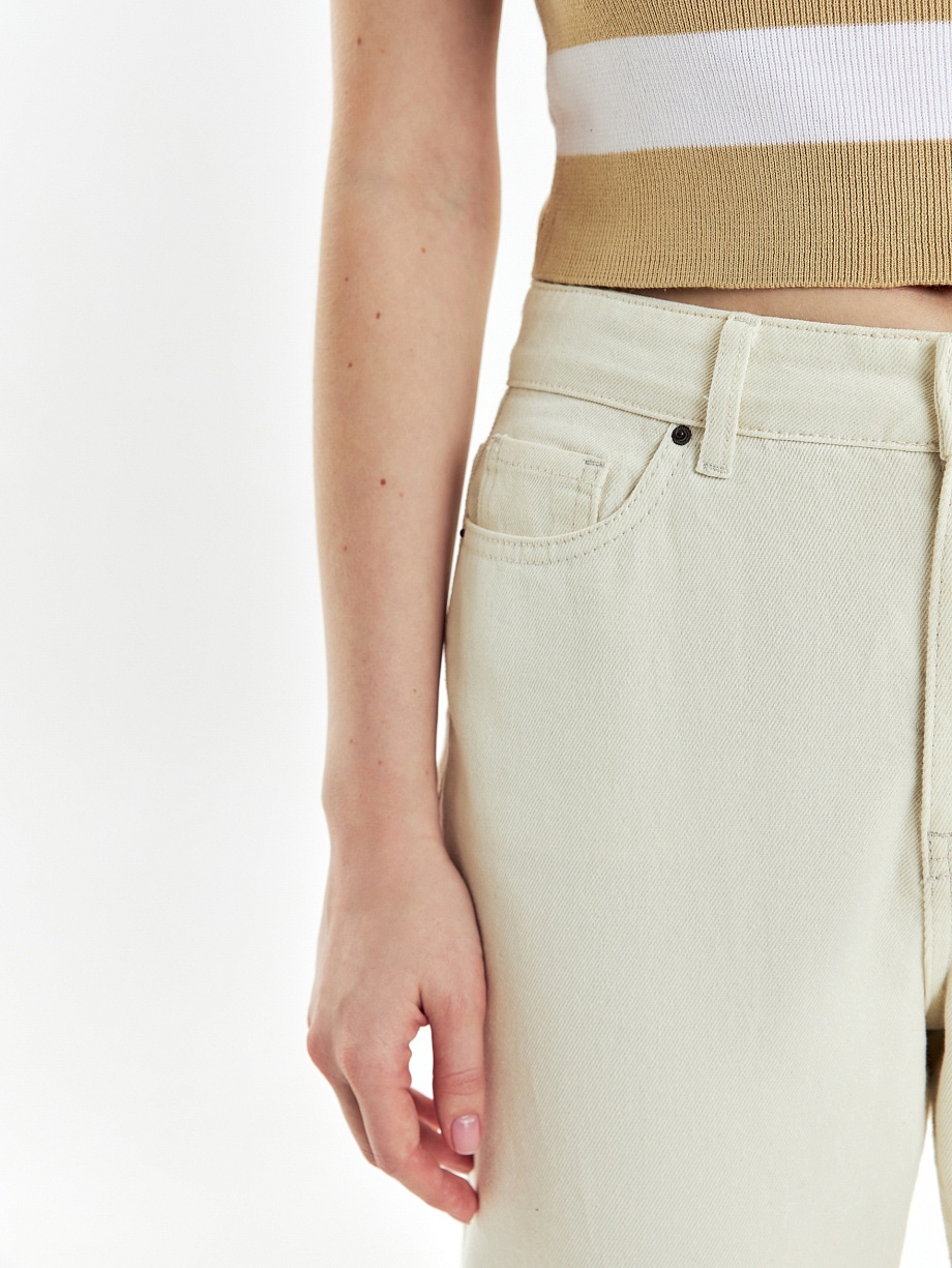 Прямые джинсы из 100% хлопка