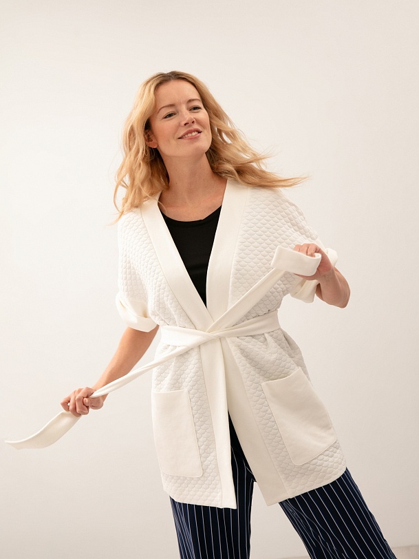 Кардиган женский с поясом