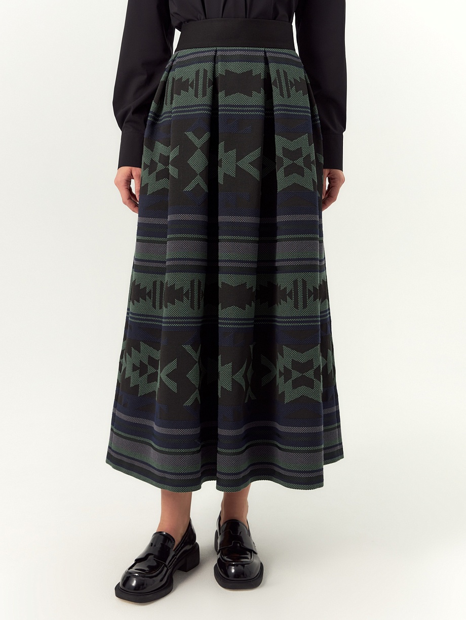 Юбка из жаккарда