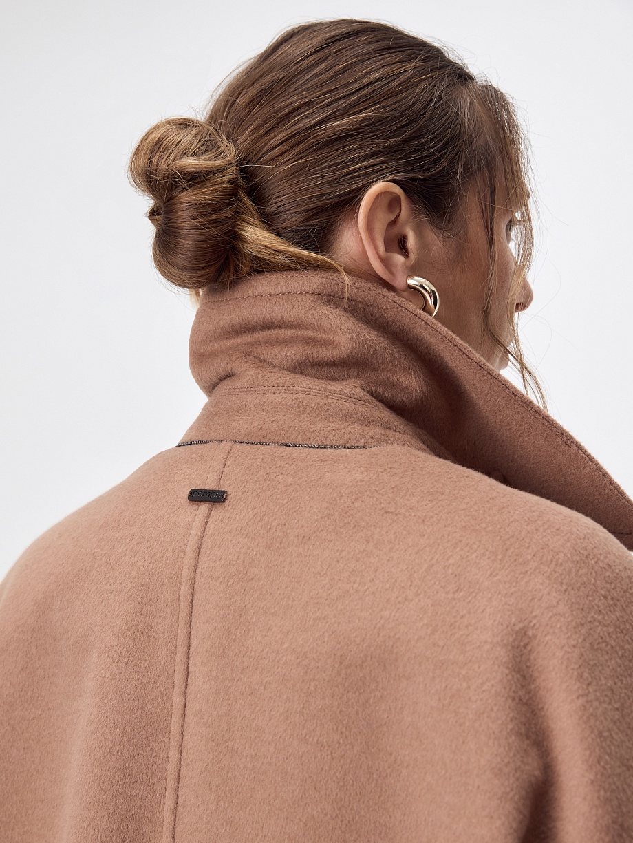 Укороченное пальто бушлат с мембраной