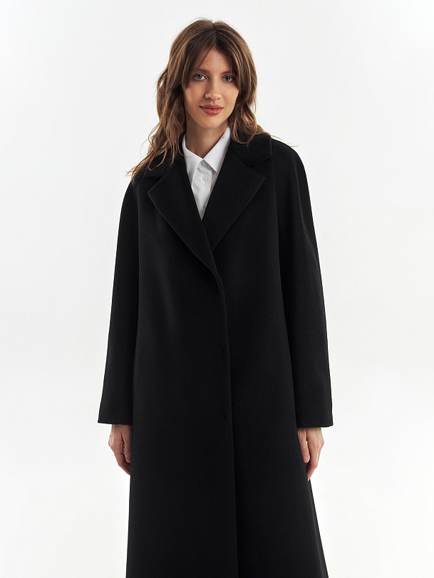 Шерстяное пальто с мембраной