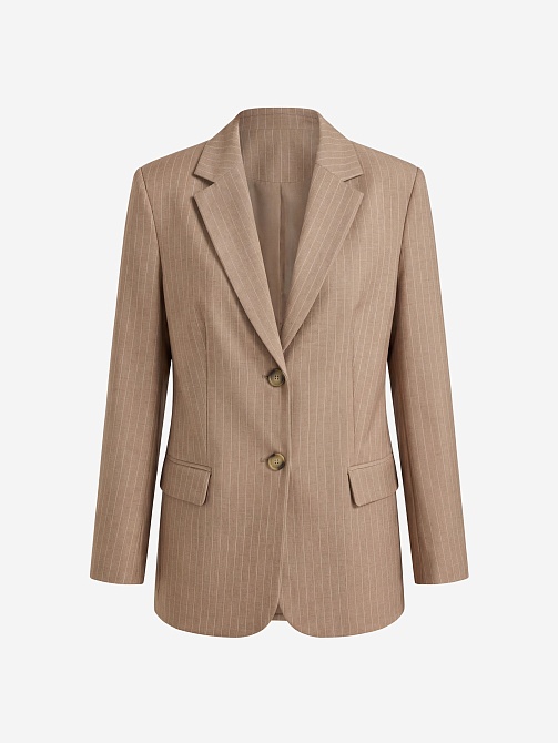 Удлиненный жакет из костюмной ткани