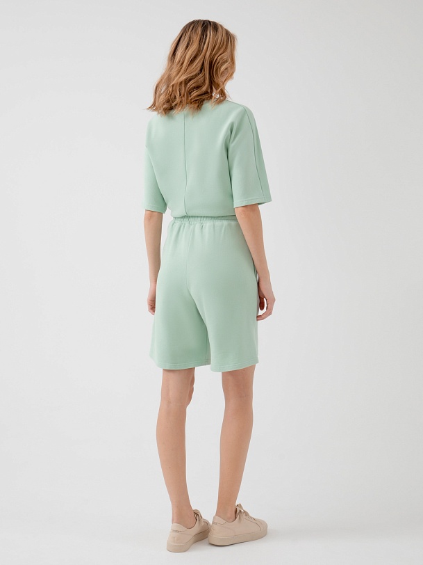 Шорты трикотажные в стиле спорт-шик