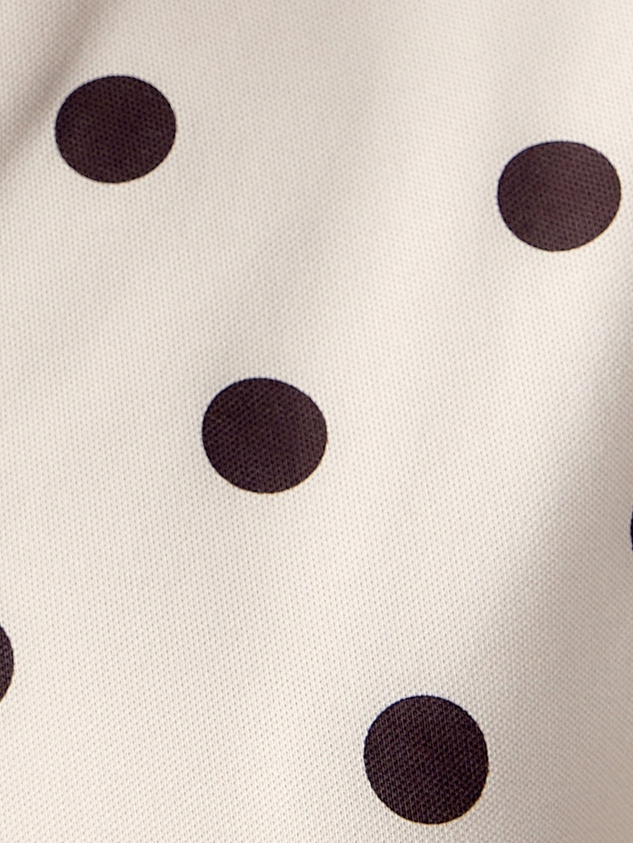 Хлопковая футболка-поло