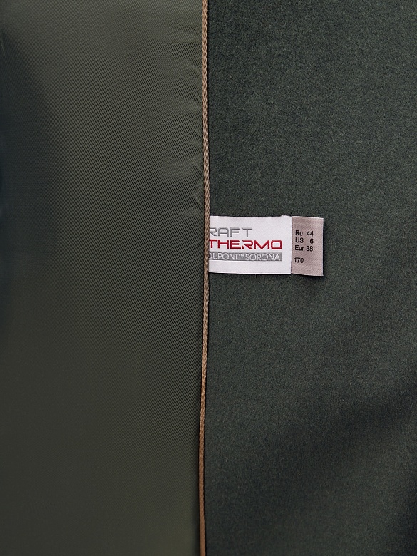 Пальто из шерсти с мембраной, утеплённой спинкой и съёмным капюшоном POMPA арт.1015545p90841