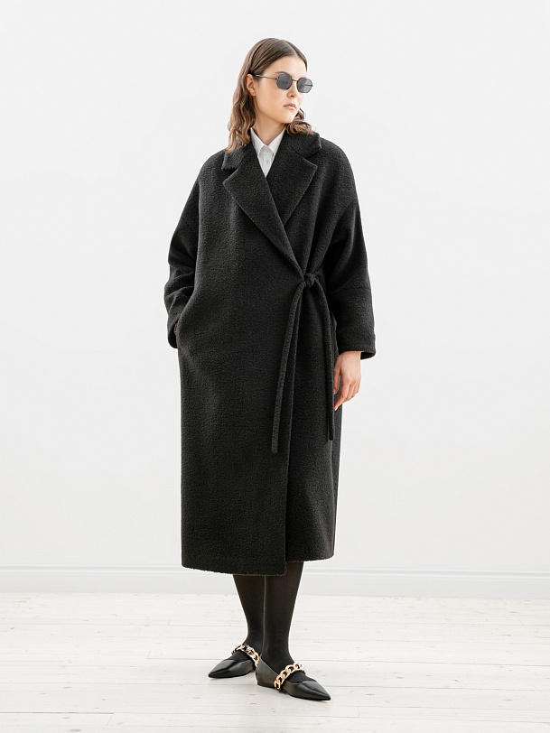 Шерстяное пальто еврозима с мембраной и утепленной спинкой
