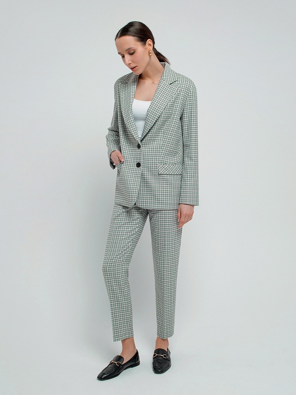 Классические брюки прямого силуэта POMPA арт.3118399ss0590