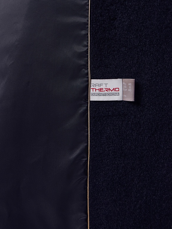 Пальто из шерсти и шелка с мембраной и утеплённой спинкой POMPA арт.1015976p90099