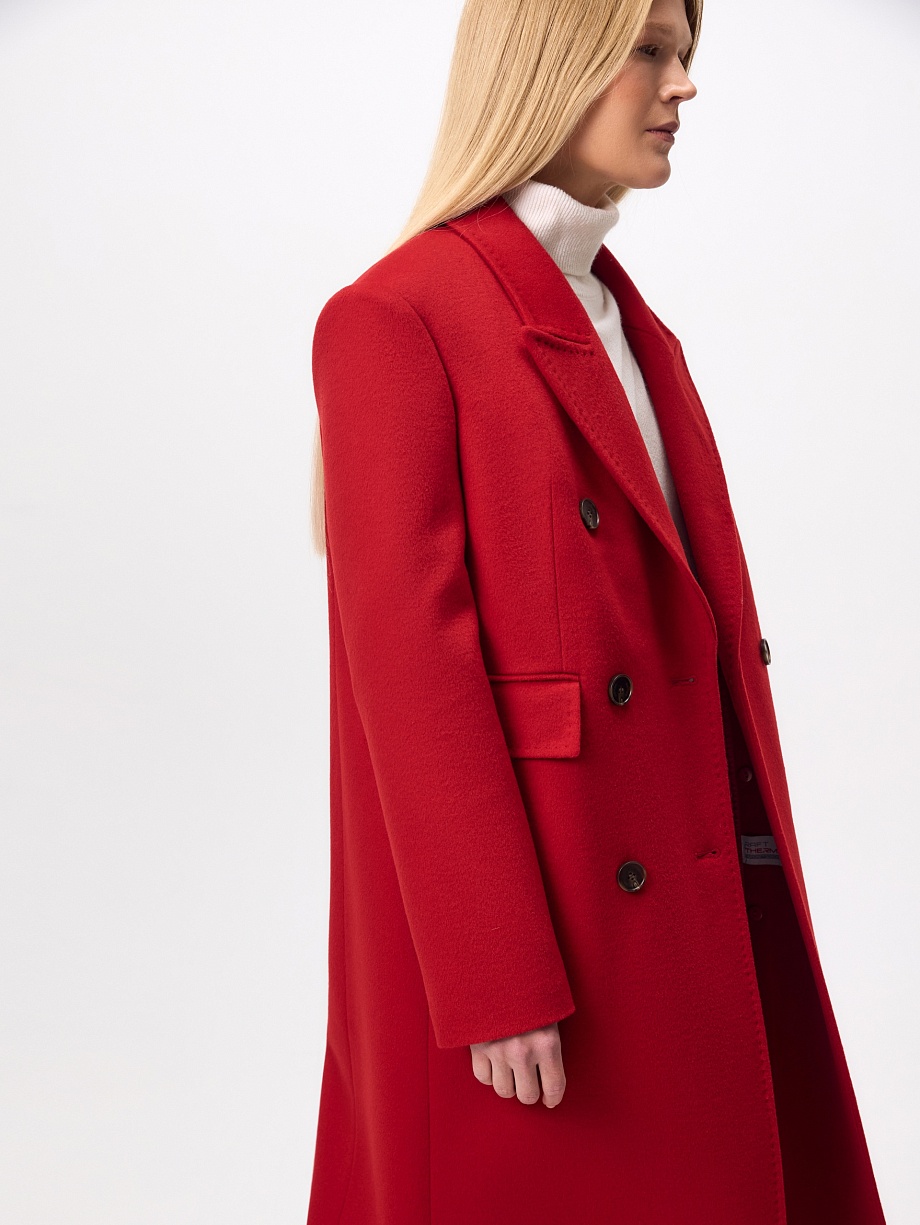 Пальто из премиальной шерсти с мембраной и съёмной подстёжкой