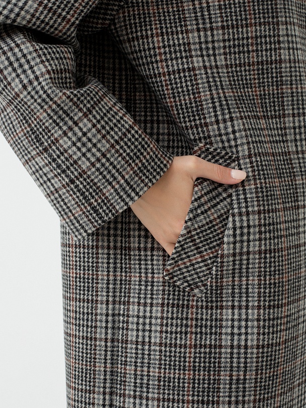 Шерстяное пальто еврозима с мембраной и утепленной спинкой