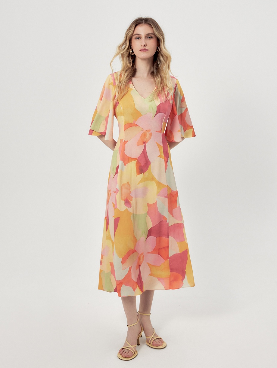 Летнее платье из 100% вискозы