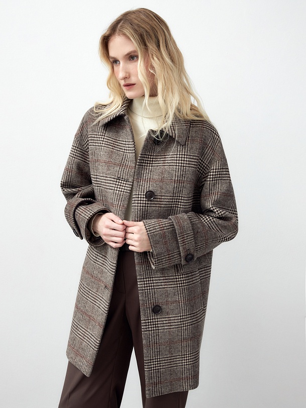 Полупальто из шерсти с мембраной