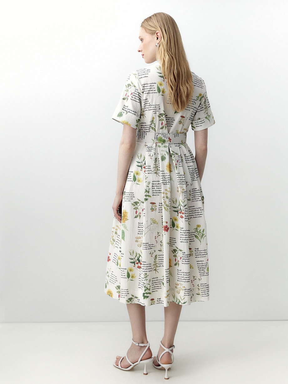 Платье-рубашка из 100% хлопка