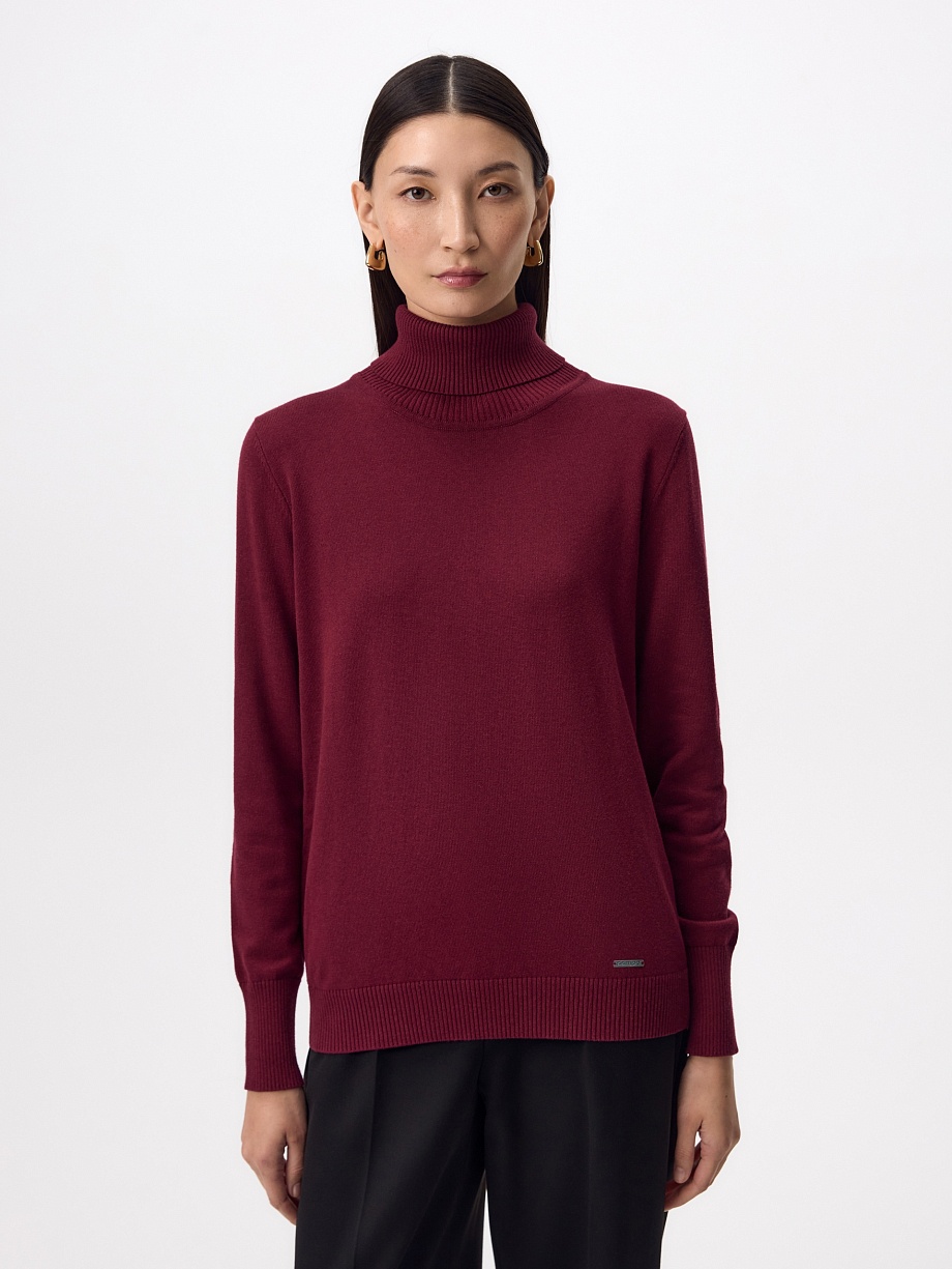 Водолазка из вискозы и хлопка