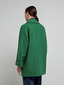 Двубортное укороченное пальто прямого силуэта POMPA арт.3014600p00040