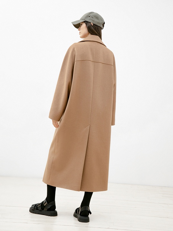 Шерстяное пальто с мембраной