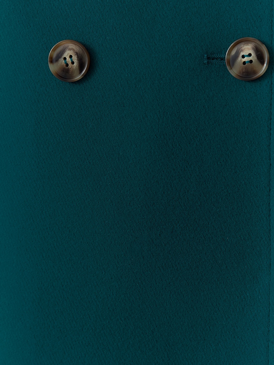 Укороченное пальто из шерсти с мембраной