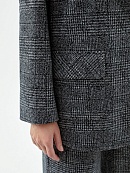 Жакет из мягкого трикотажа в принте "гусиная лапка" POMPA арт.1391120ge0398