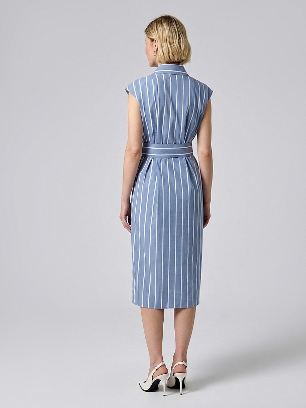 Платье-халат из хлопка