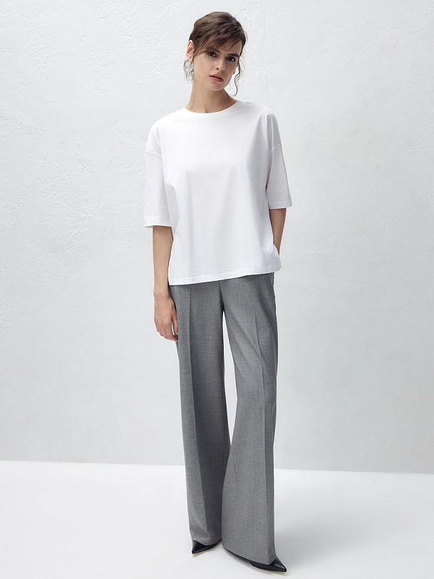 Футболка из премиального мерсеризированного хлопка