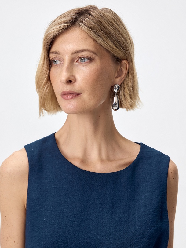 Платье на запах из вискозной ткани