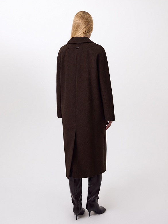 Пальто из шерсти с мембраной и утеплённой спинкой POMPA арт.1018718p90083