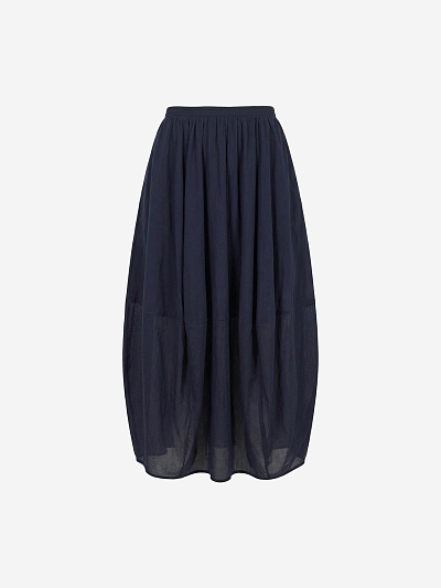 Юбка-баллон из тонкого 100% хлопка POMPA