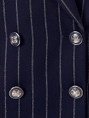 Жакет из костюмной ткани с полосками люрекса POMPA арт.3101370se0190