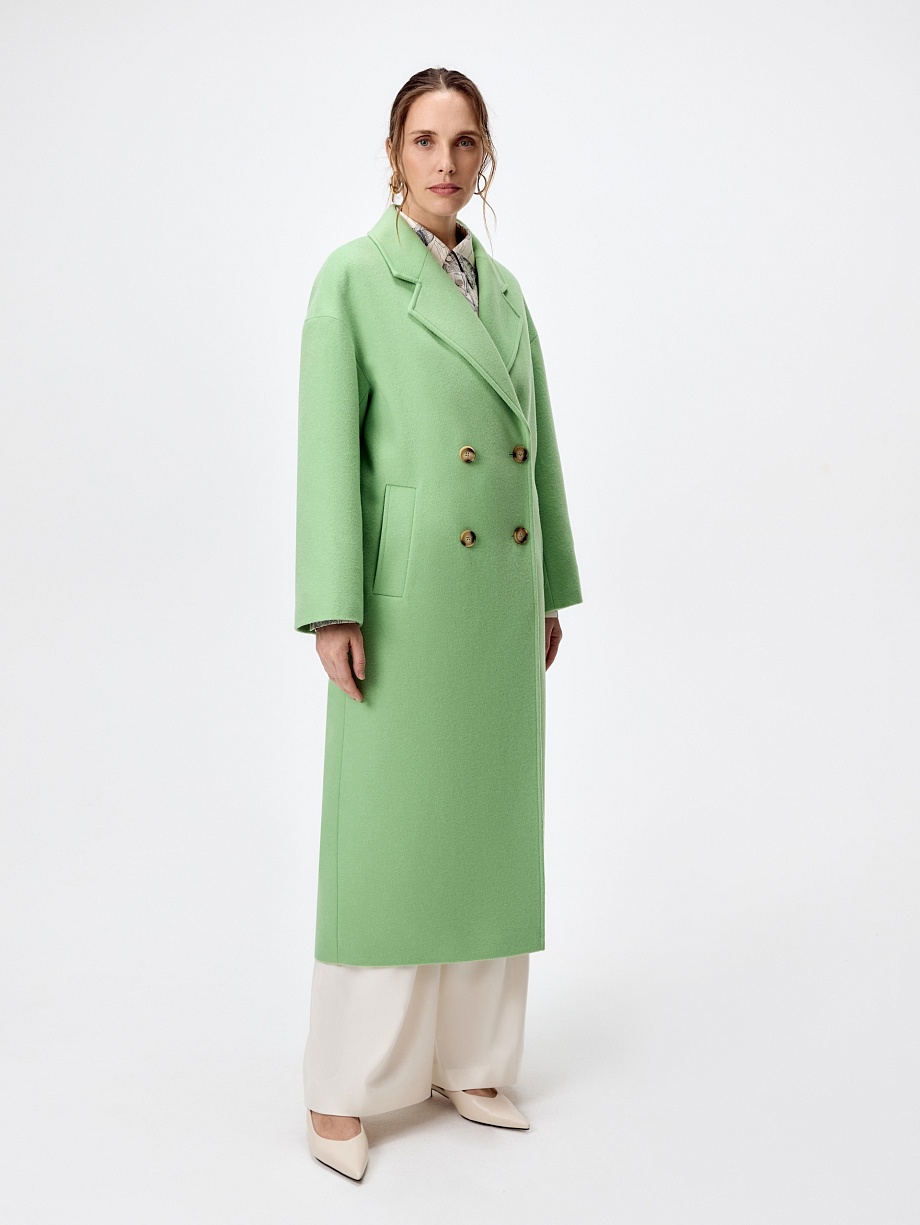 Пальто из шерсти с мембраной