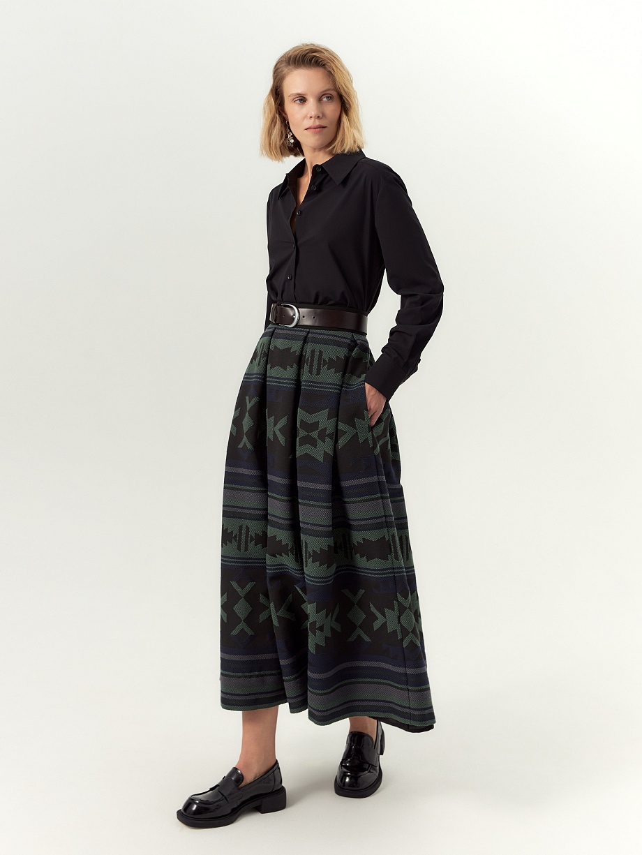 Юбка из жаккарда