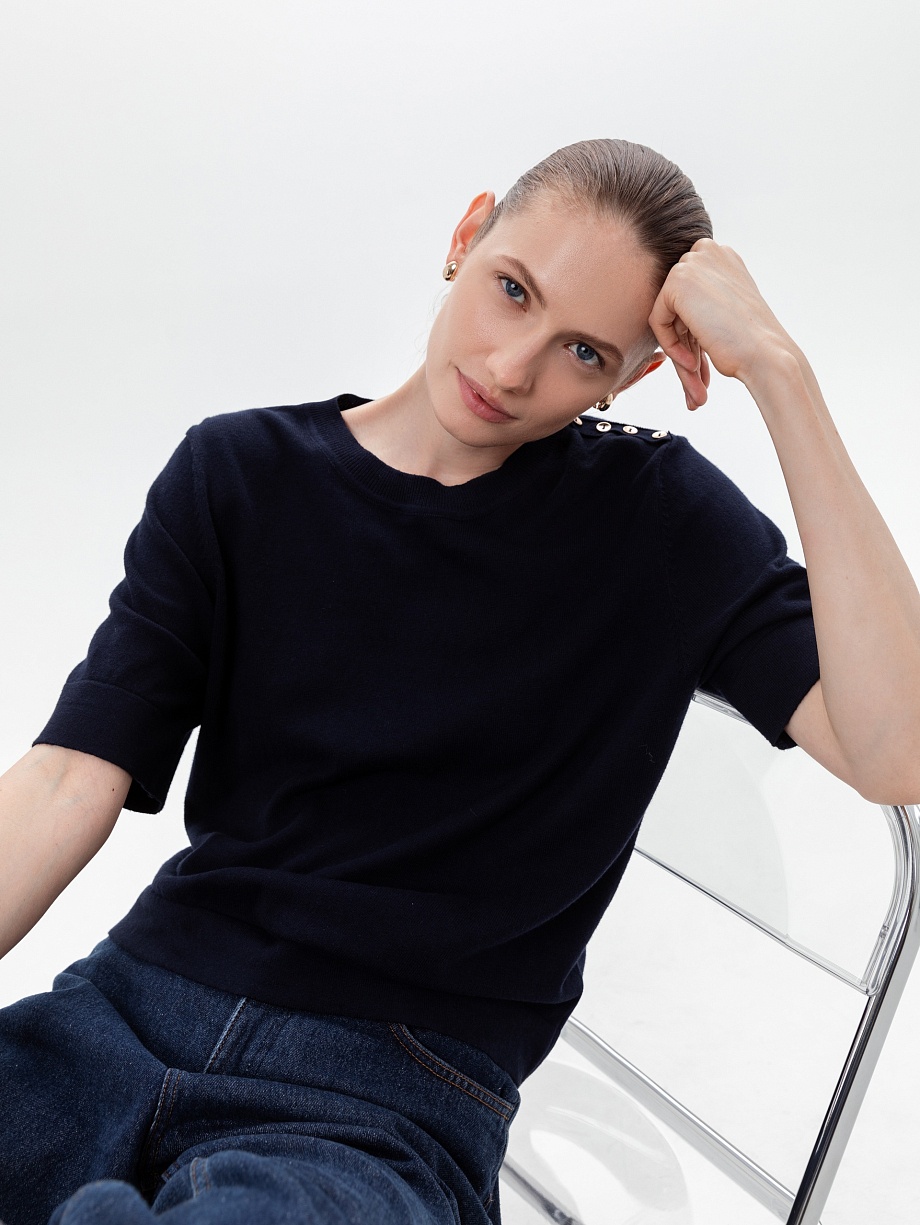 Джемпер из хлопка и кашемира