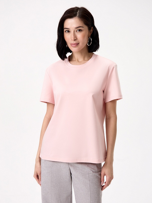 Футболка из 100% мерсеризированного хлопка