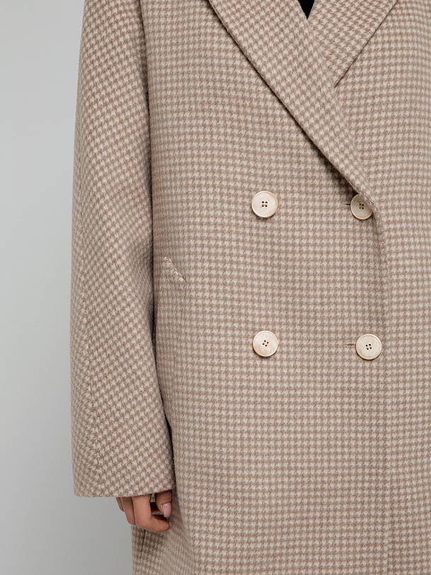 Пальто двубортное демисезонное с мембраной