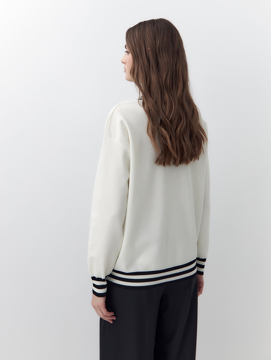 Кардиган из вискозной пряжи с добавлением шелка