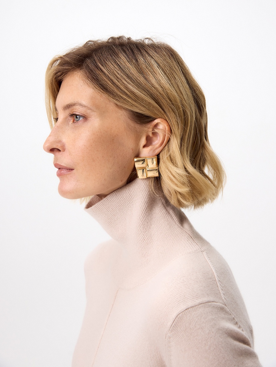 Платье из шерсти с ангорой