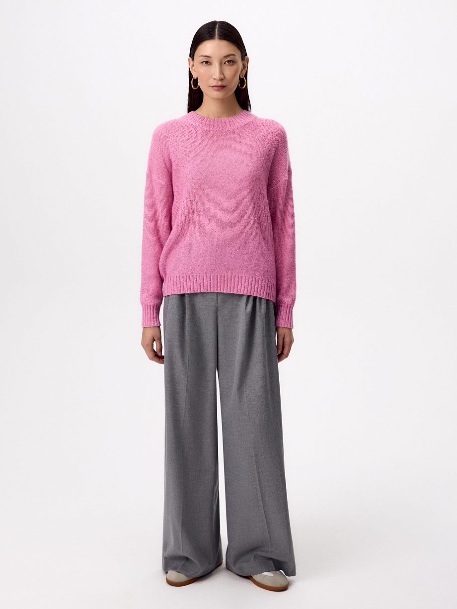 Джемпер с пайетками