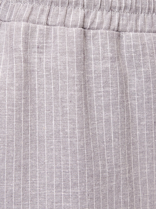 Летние брюки из хлопка и льна