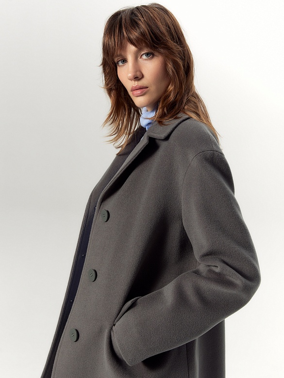 Пальто из шерсти с мембраной POMPA арт.3015460p10092