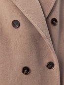 Пальто из шерсти и шелка с мембраной и утеплённой спинкой POMPA арт.1015972p90086