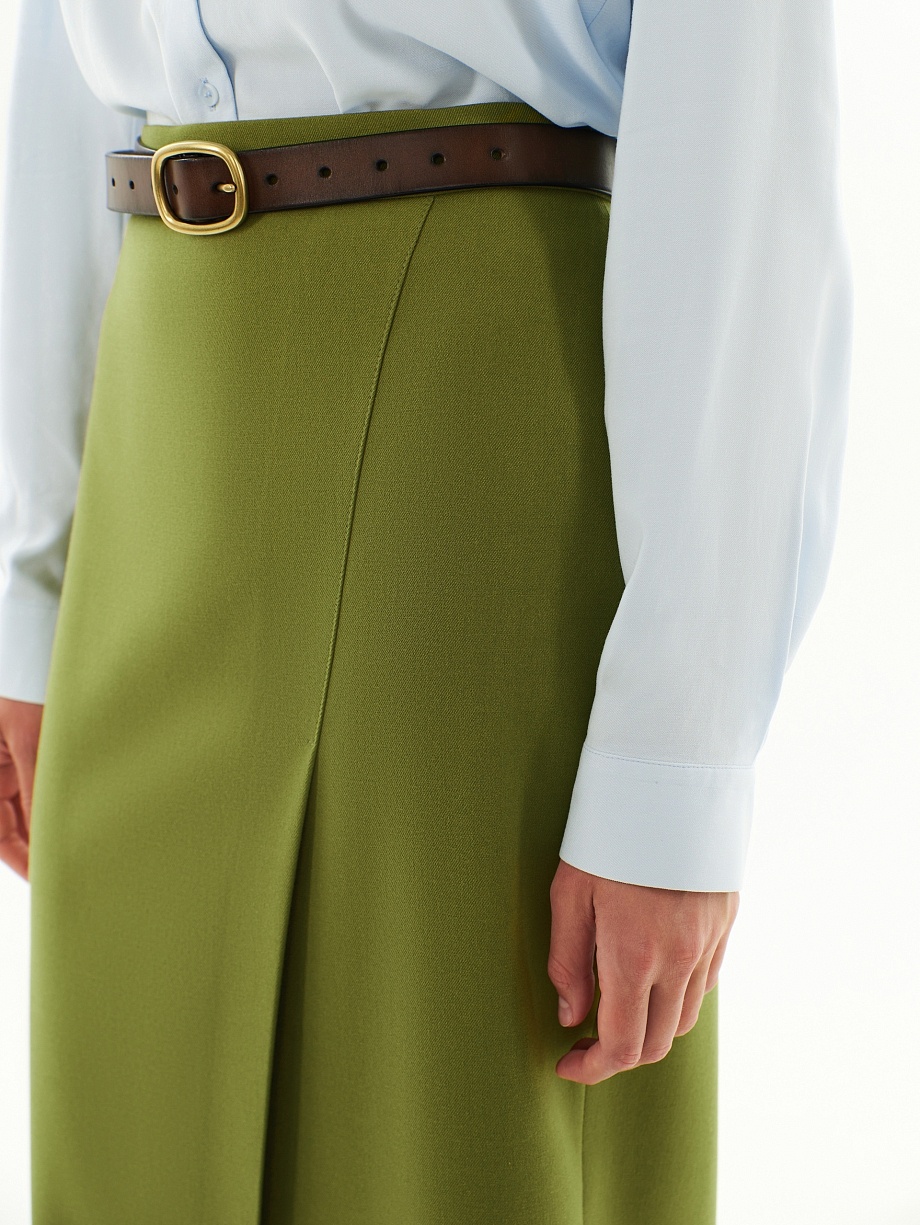 Юбка миди с имитацией запаха