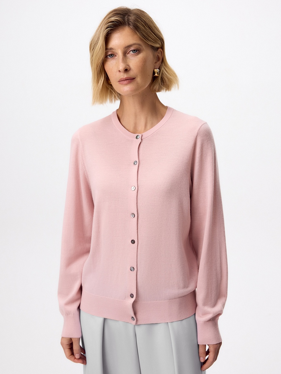 Кардиган из 100% шерсти мериноса