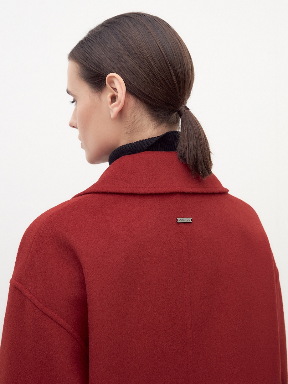 Шерстяное полупальто с мембраной