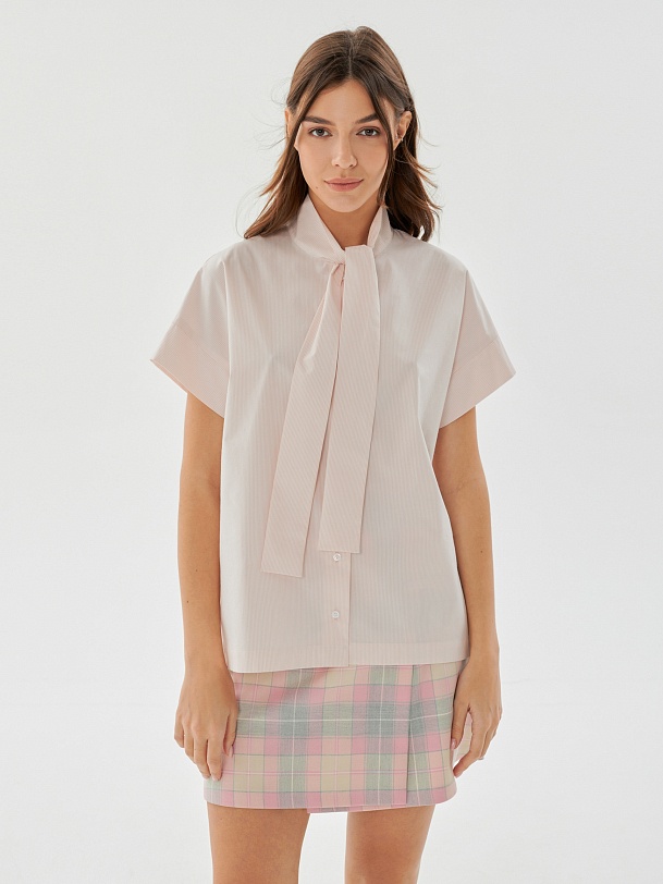 Романтичная блуза с бантом