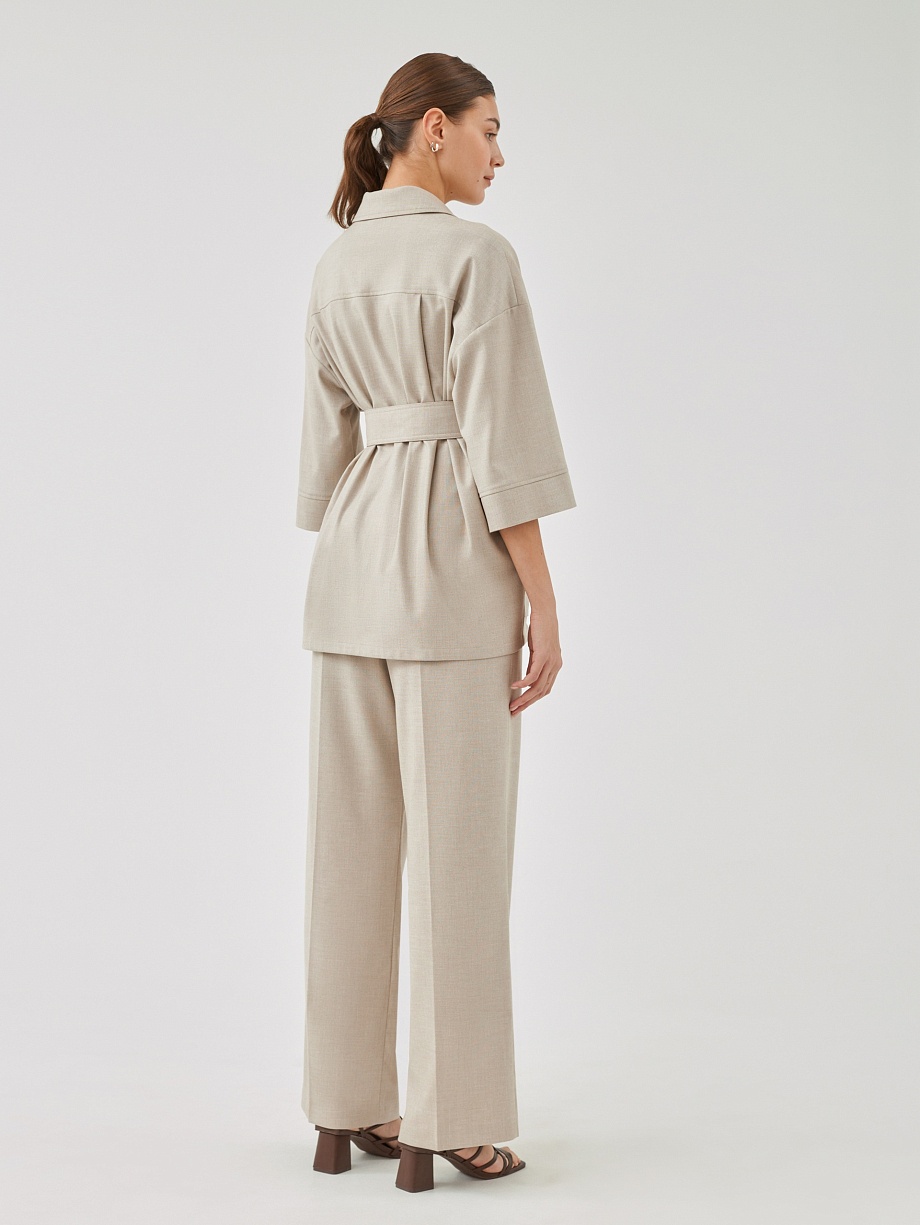 Жакет в стиле сафари