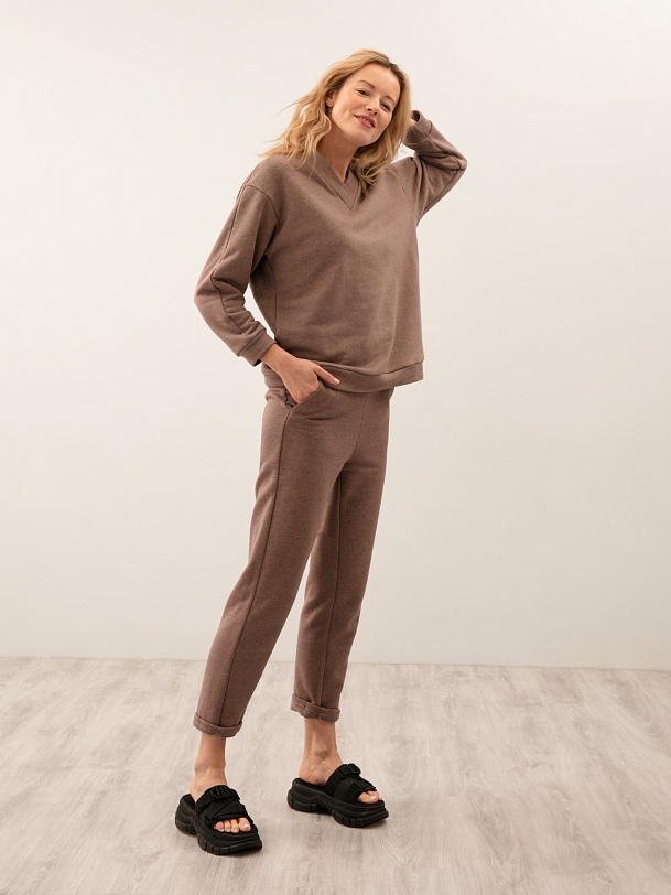 Женские брюки из френч-терри