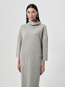 Свободное платье из хлопковой трикотажной ткани POMPA арт.1165740ne1104