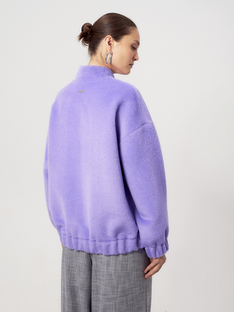 Бомбер из премиальной шерсти Альпака