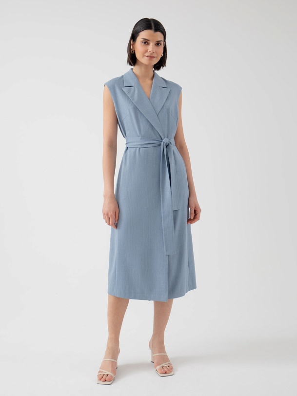 Платье-сарафан из костюмной ткани