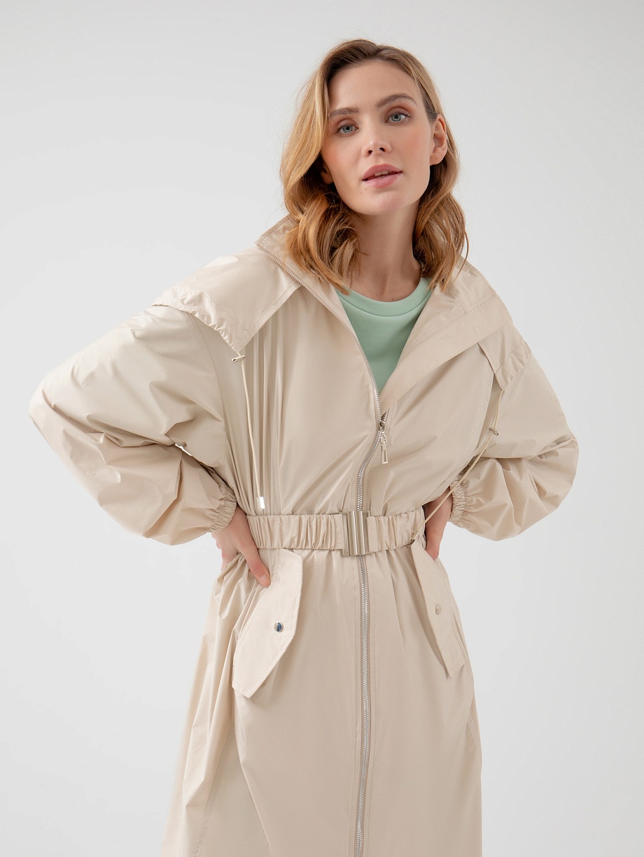 Плащ-трансформер с капюшоном